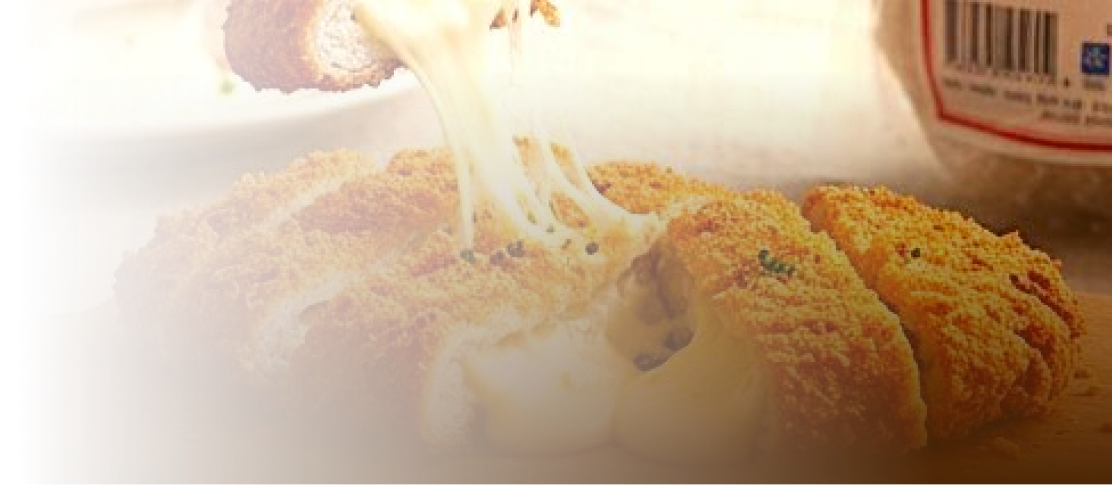 모짜렐라 치즈돈까스 배경