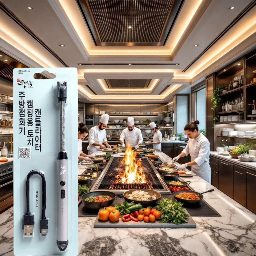 쿡짱 주방점화기 실버