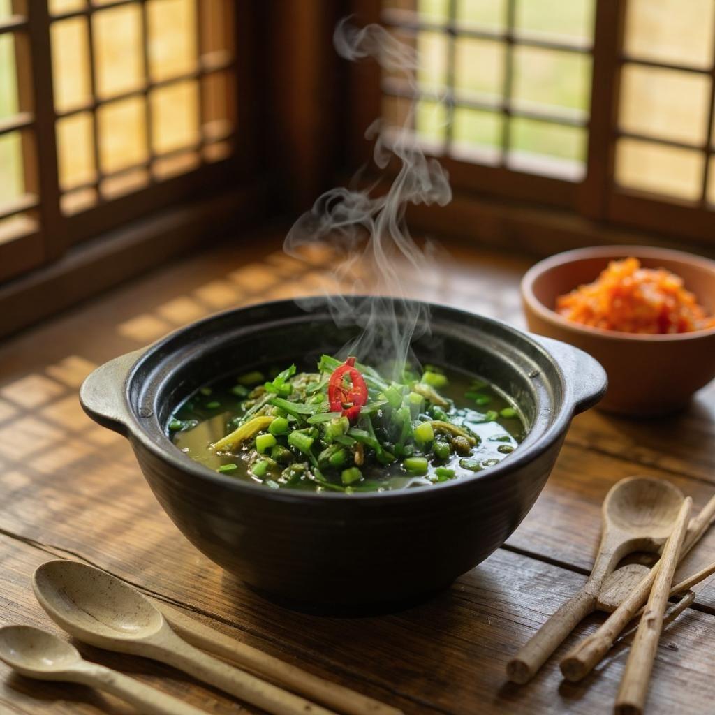 다슬기아욱해장국 조리