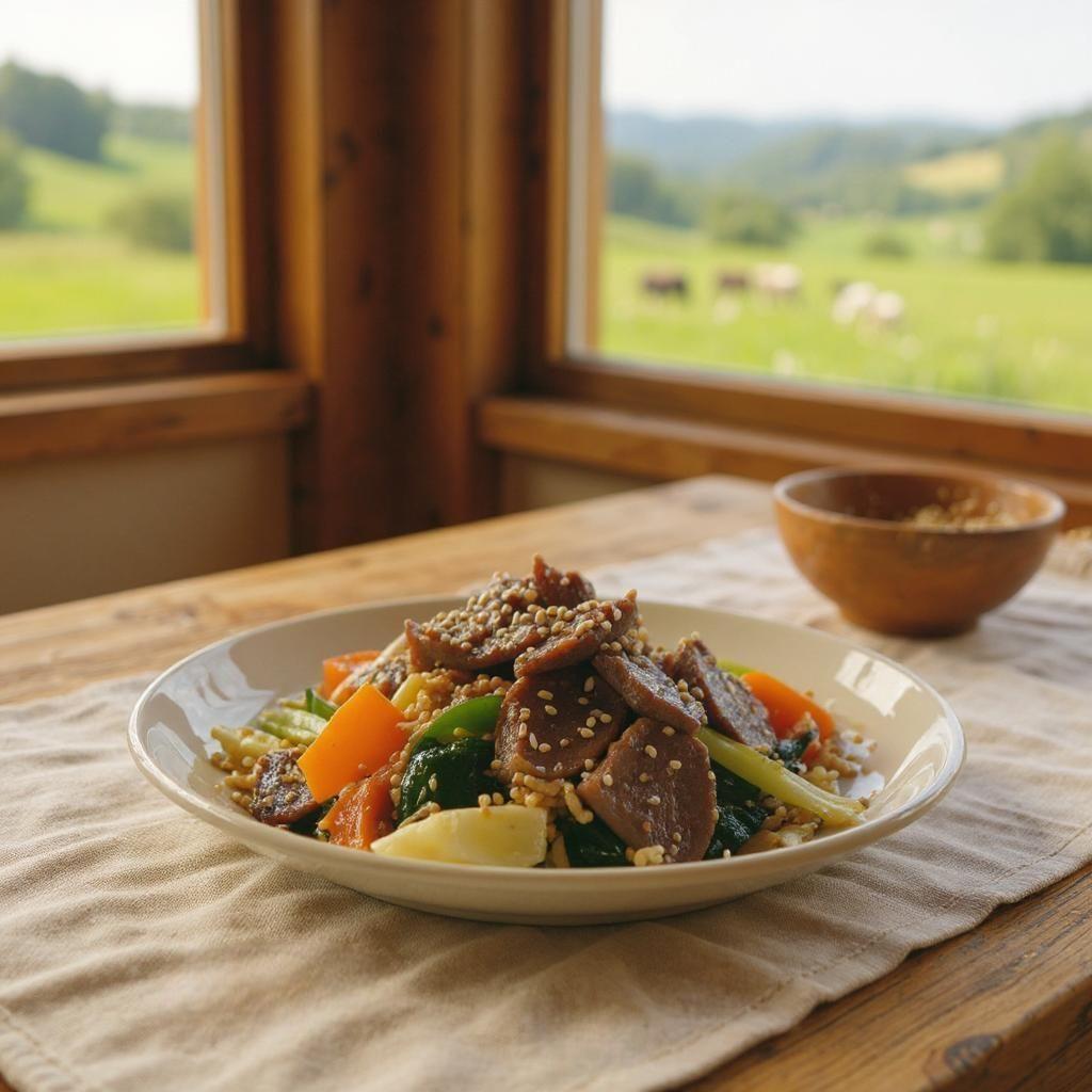 콩고기 볶음 완성품