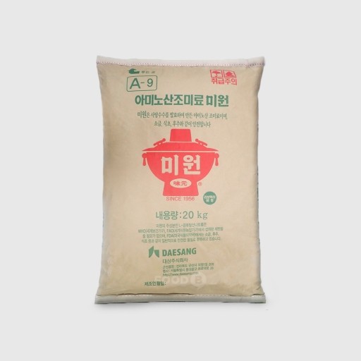 대상 아미노산미원 용기