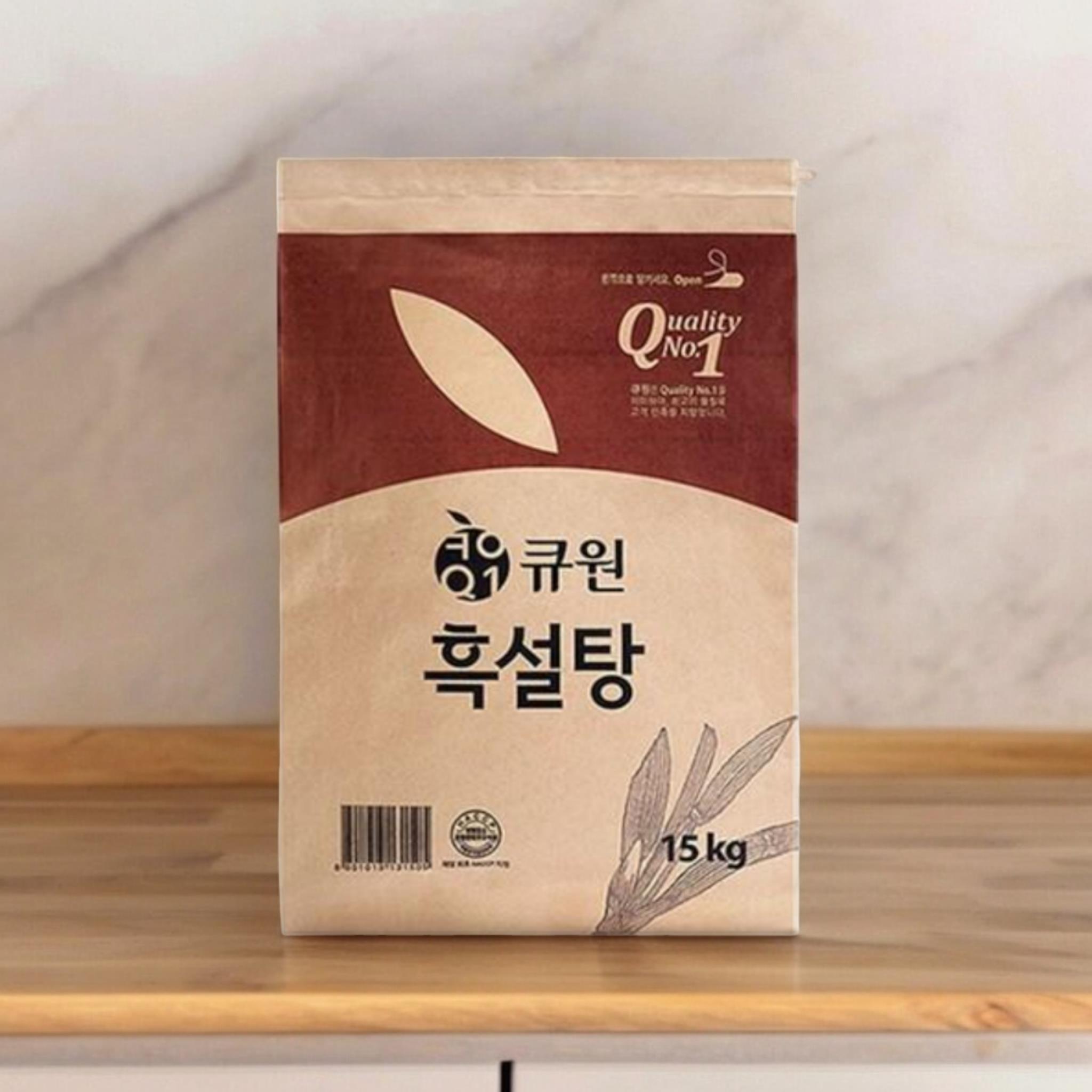 큐원 흑설탕 15kg 제품 이미지