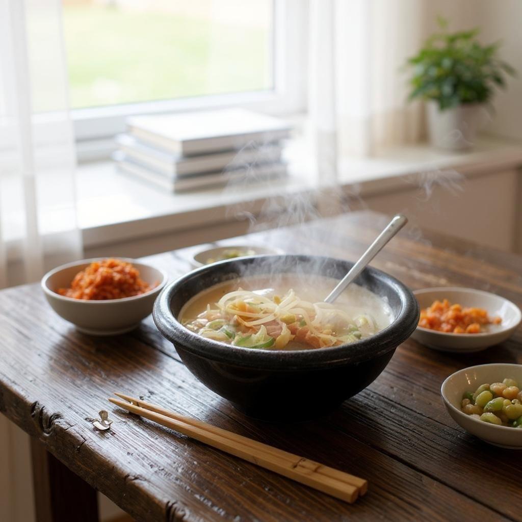 황태곰탕 조리예시