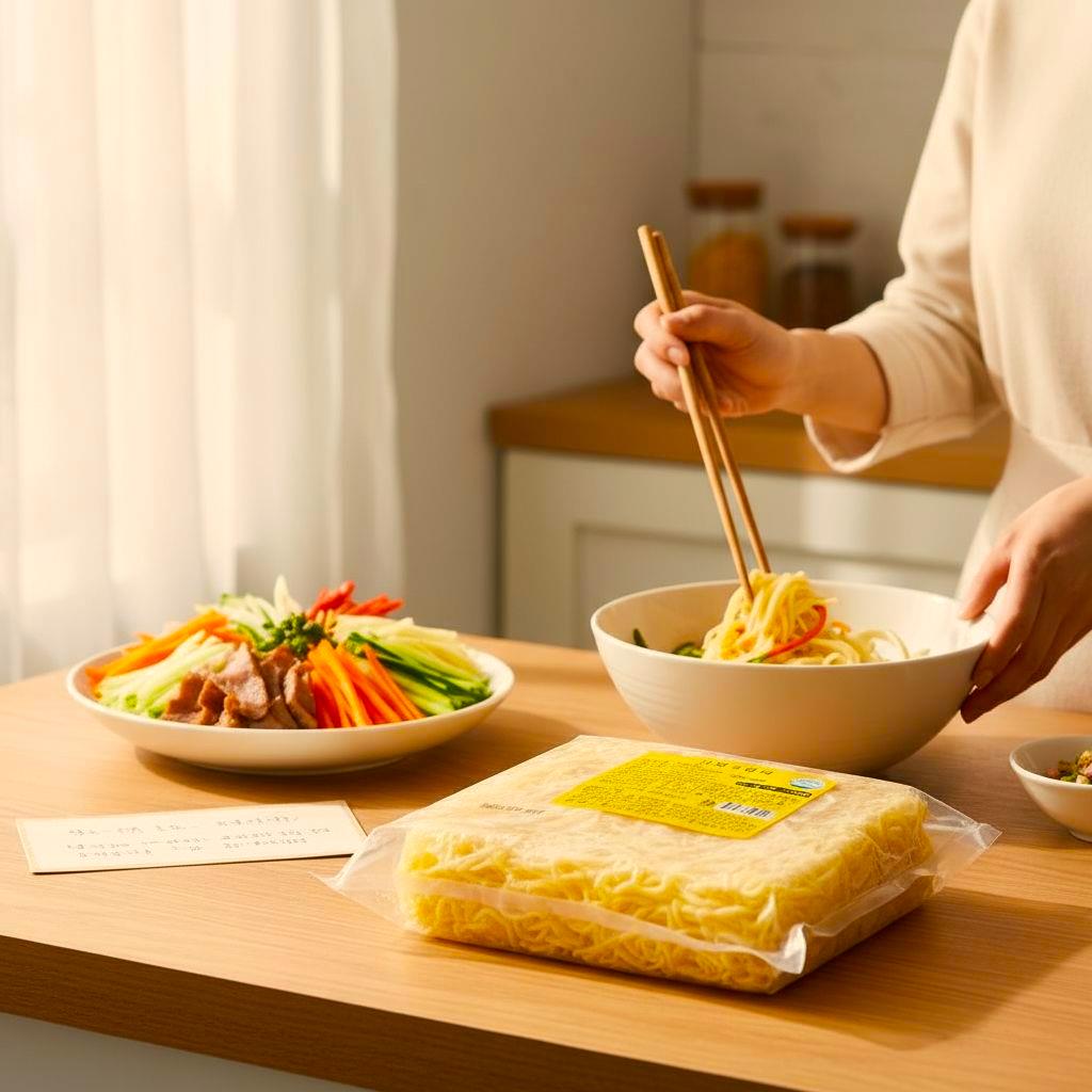 고명채 지단 활용