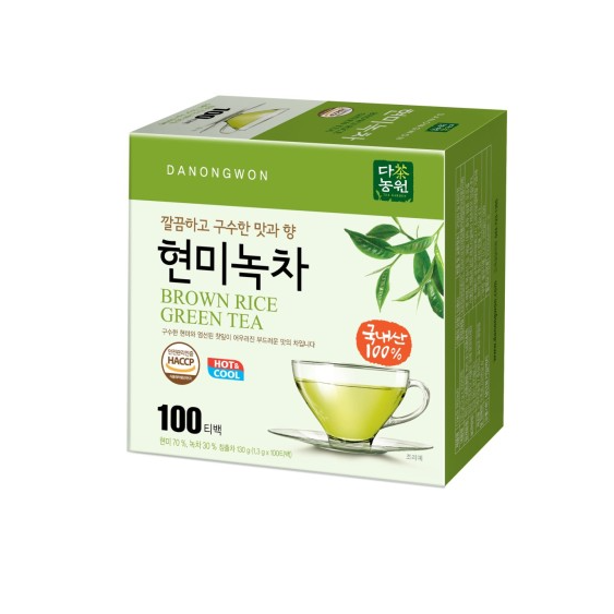 다농원 현미녹차 100티