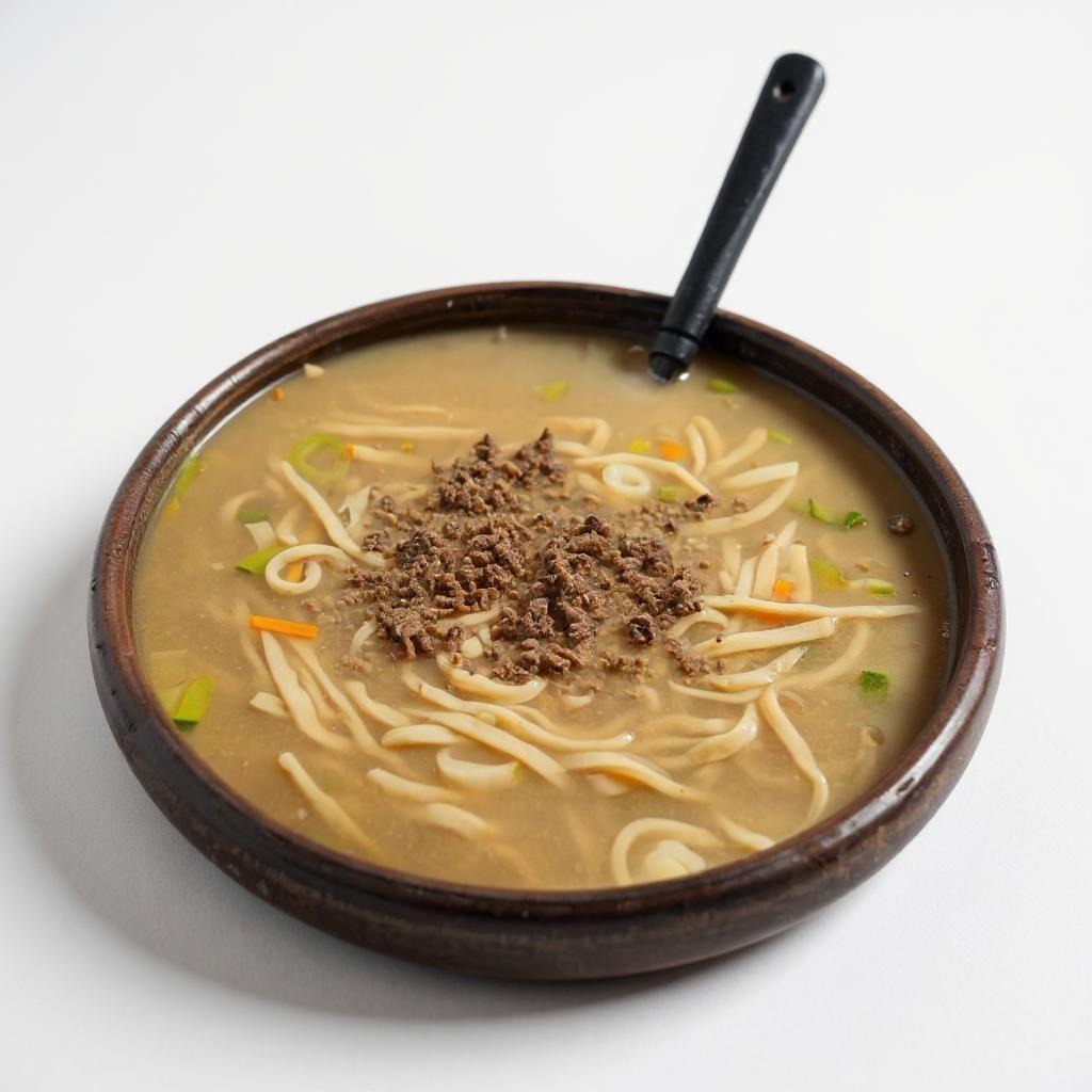 도토리칼국수 조리 예시