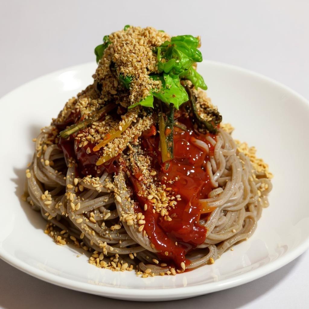 간단한 비빔막국수