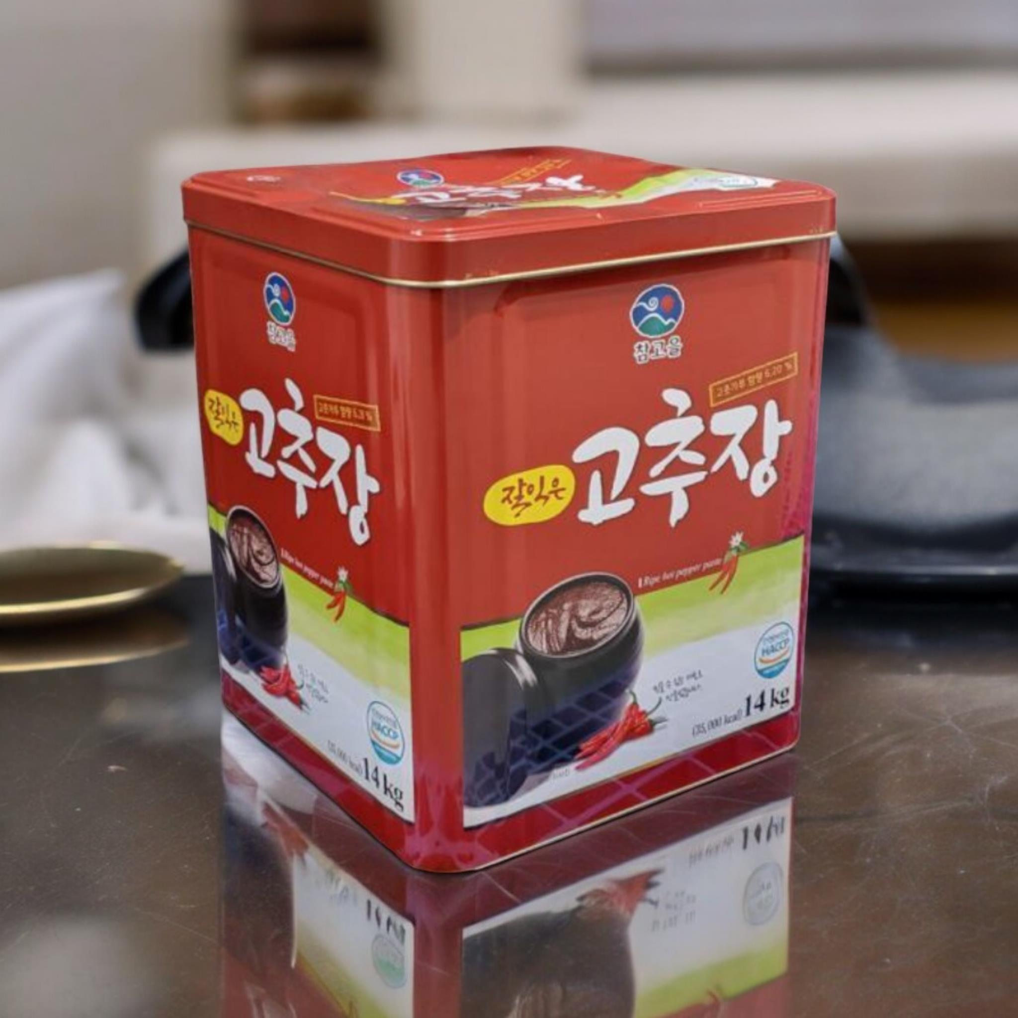 참고을 고추장 14kg (캔)