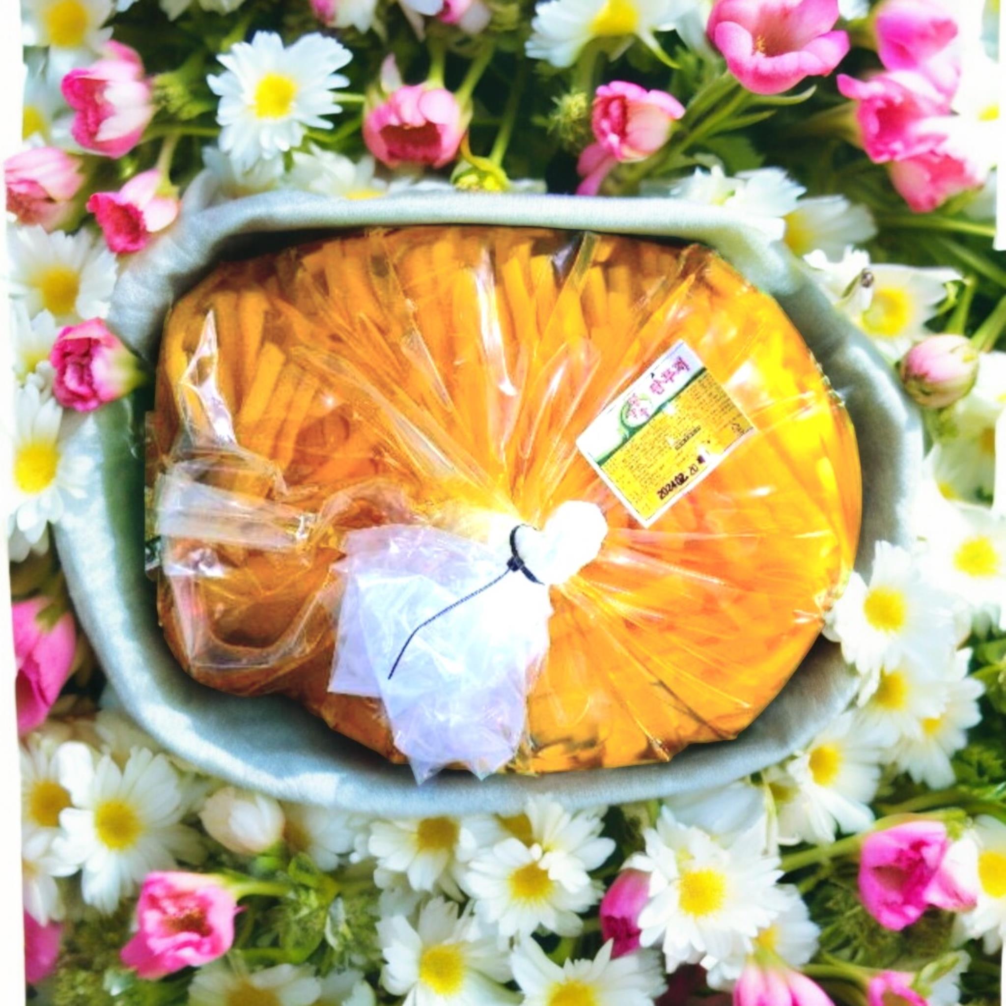 청마루 11mm 김밥단무지 벌크 20kg