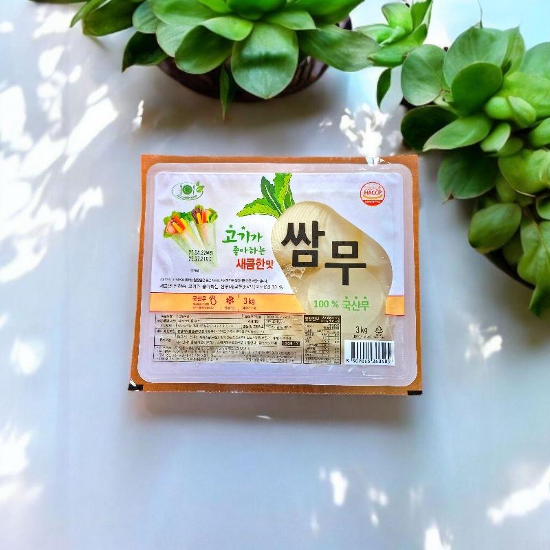 새콤쌈무흰색