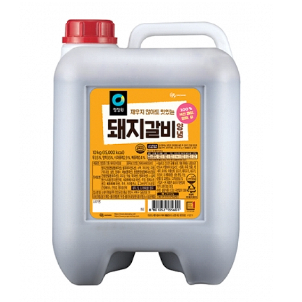 청정원 돼지갈비양념 제품 이미지