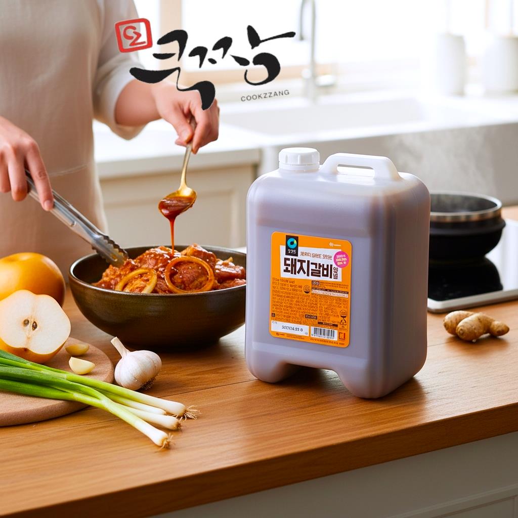 청정원 돼지갈비양념 상세