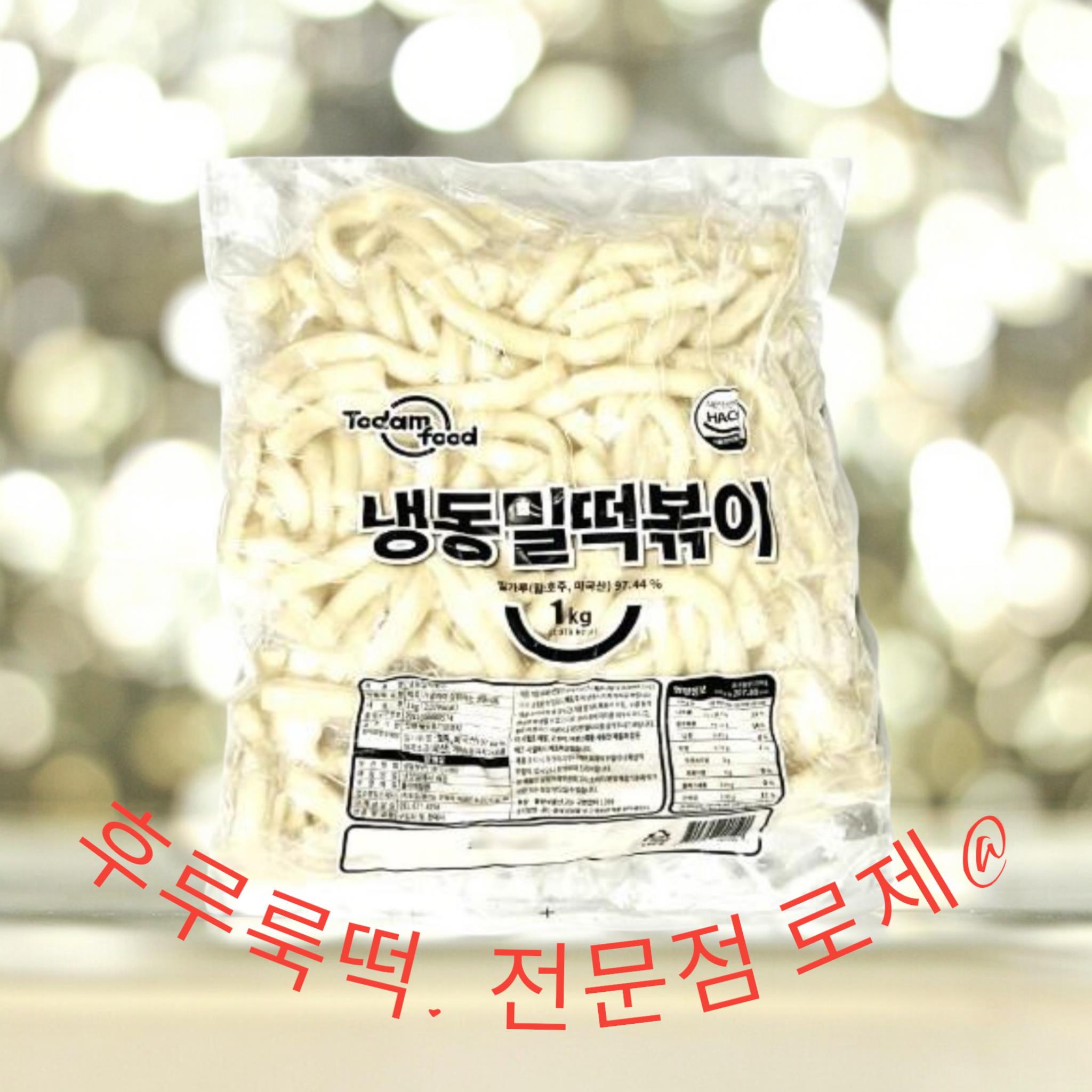 토담 후루룩 떡볶이떡 1kg 제품 이미지